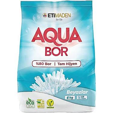 Aquabor Beyazlar için 6 Kg Toz Deterjan