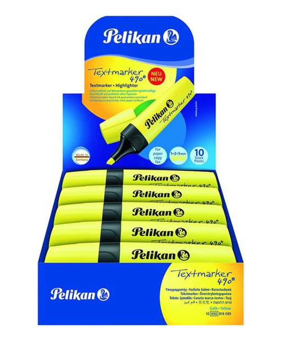 Pelikan Sarı İşaretleme Kalemi 10'lu Paket