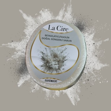 La Cire Beyazlatıcı Kaolin Özlü Doğal Süngerli Sabun 135 Gr