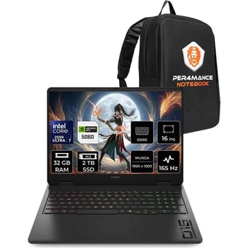 Hp Omen Slim 16 Core Ultra 7 255h Rtx 5060 8gb 32gb Ram 2tb Ssd 16" Fhd+ 165hz Freedos Ck9l3eapn319
