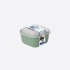 Dünya-30907-999 ( Kare ) ( 3pcs= 600-1100-1800ml ) Sızdırmaz Saklama Kabı & Kutusu Set (renkli & Şeffaf Pls.kap)