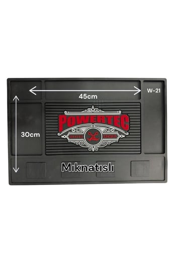 Powertec W-21 Mıknatıslı Premium Kuaför Makine - Araç Gereç Paspası
