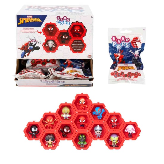 Marvel Spiderman Nano Kapsül Figür Sürpriz Paket