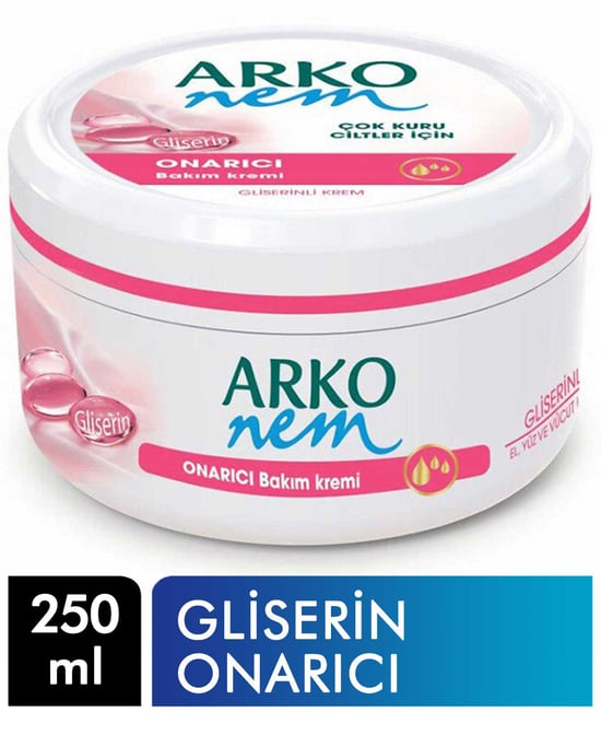 Arko Nem Gliserinli Onarıcı Bakım Kremi 250 Ml
