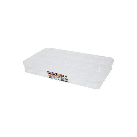 Super-bag Asr-5075 ( Mars 18 Bölmeli ) Şeffaf Organizer Box