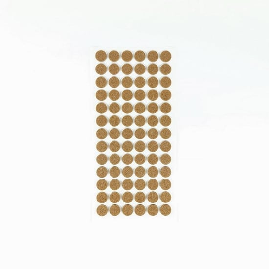 Furndiy Kendinden Yapışkanlı Yuvarlak Keçe 15 Mm Kahverengi 78 Parça