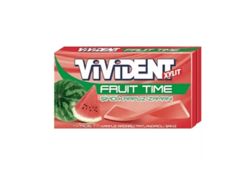 Vİvİdent Fruit Time Cüzdan 26gr 18li Karpuz Aromali