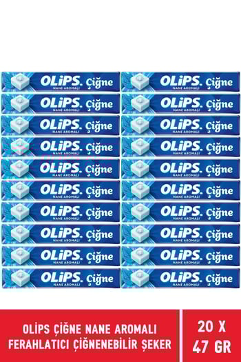 Olips Çiğne Nane Aromalı Şekerleme 47 Gr - 20 Adet