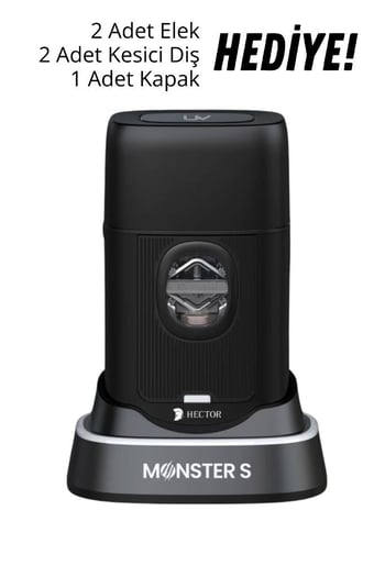 Hector Monster S 8000 Rpm Type-c Tıraş Makinesi Siyah
