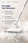 Livenzi Steam Pro 2000 Çok Fonksiyonlu Buharlı Temizlik & Hijyen Makinesi Beyaz