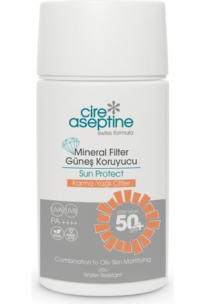 Cire Aseptine 50 Spt Mineral Filtreli Güneş Koruyucu Karma ve Yağlı Ciltler 50 Ml