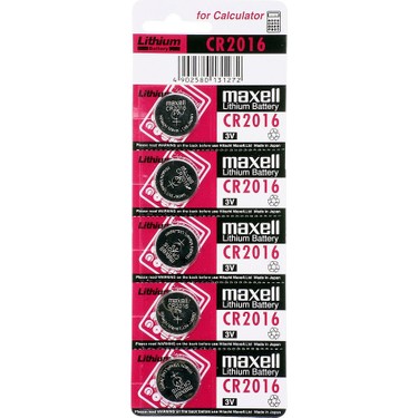 Maxell Cr2016 3 Volt Para Pil