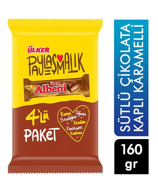 Ülker Albeni Çikolata 4x40 Gr Paylaşmalık 4'lü Paket