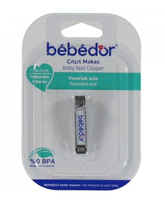 Bebedor Yuvarlak Uçlu Bebek Tırnak Makası