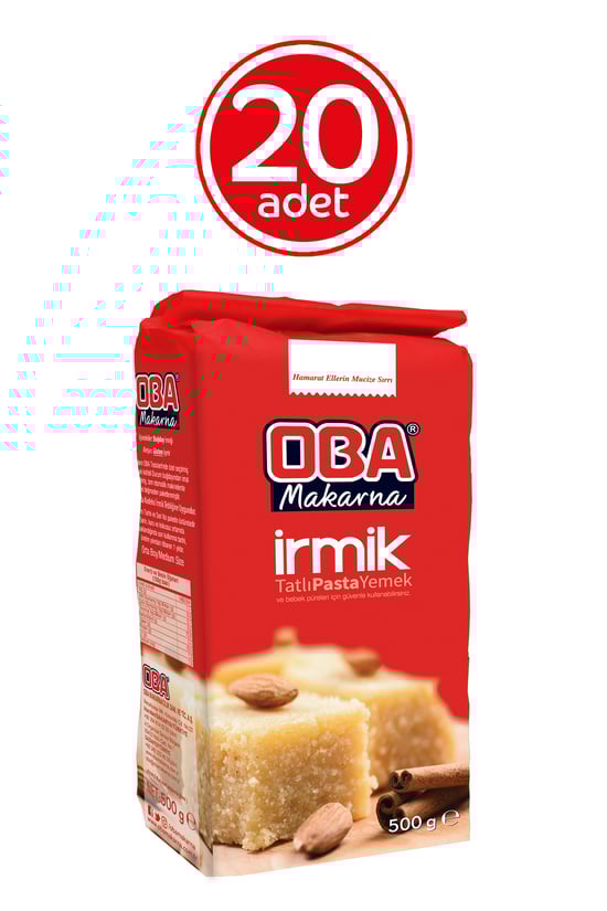 Oba İrmik 500 Gr * 20 Adet