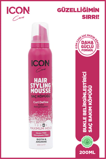 Icon Care Saç Şek. Köpük Curl Defıne (bukle Belirginleştirici)