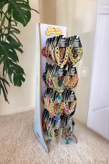 SASTA Kristal Bileklik Standı 144 Adet