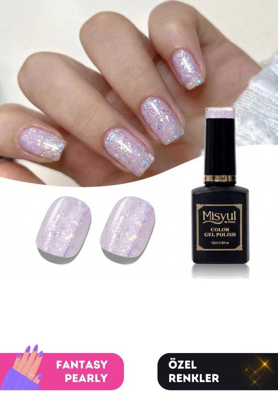 Misyul Uv Led Kalıcı Oje Nail Art 15 Ml Fantasy Pearly P05