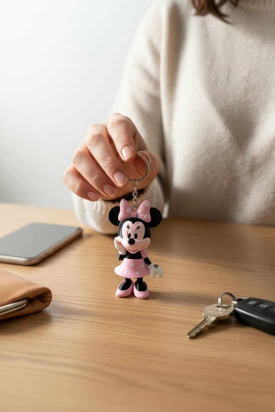 Minnie Mouse Figürlü Anahtarlık