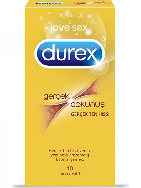 Durex Gerçek Dokunuş Prezervatif 10'lu