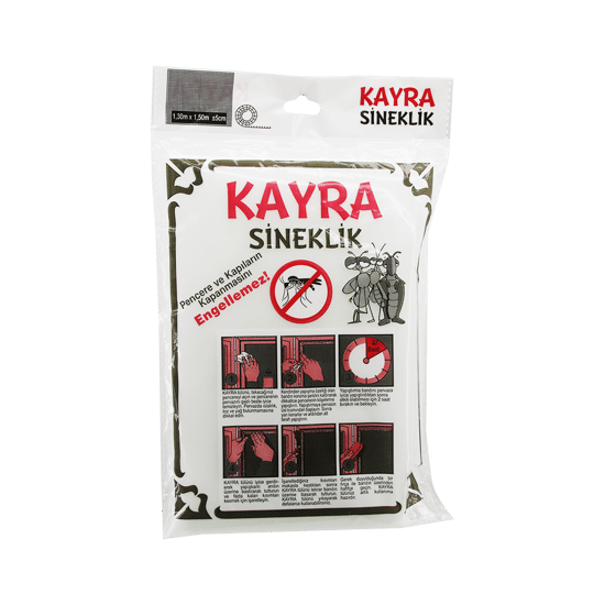 Kayra ( Çift Kanat ) ( Pencere ) Tül Sineklik ( 130cmx150cm ±5cm ) ( Çift Taraflı Bant ) ( Bandı )