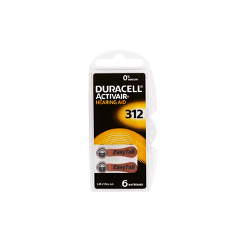 Duracell ( 312 ) ( 6pcs ) İşitme Cihaz Kulak Pili