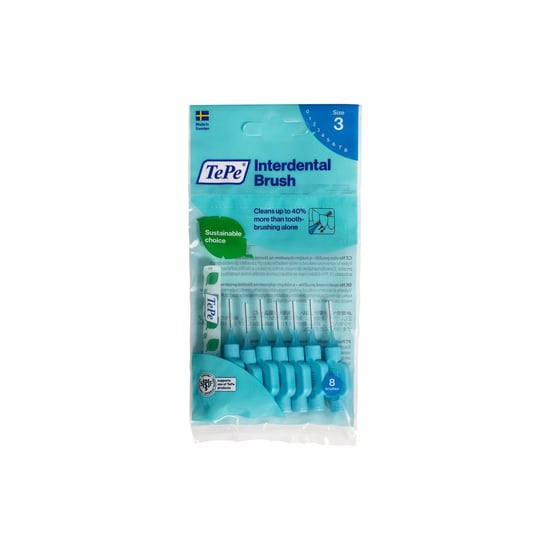 Tepe 8'li Diş Arası Fırçası Mavi 0,6mm