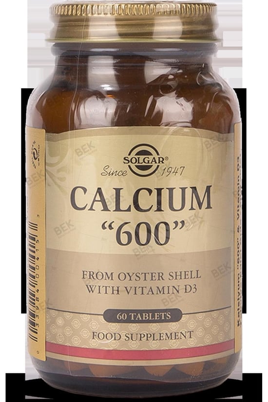 Solgar Calcium Oyster Shell 600 Mg 60 Tablet