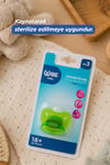 Wee Baby Akide Damaklı Silikon Emzik 18+ Ay Yeşil