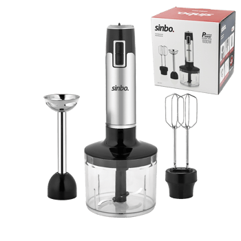 Sinbo Shb-3181 Multi Turbo El Blender Seti ( Ayarlanabilir Kademe Hız ) ( 700ml Hazne )