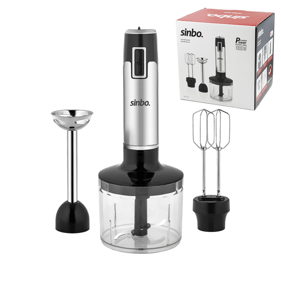 Sinbo Shb-3181 Multi Turbo El Blender Seti ( Ayarlanabilir Kademe Hız ) ( 700ml Hazne )