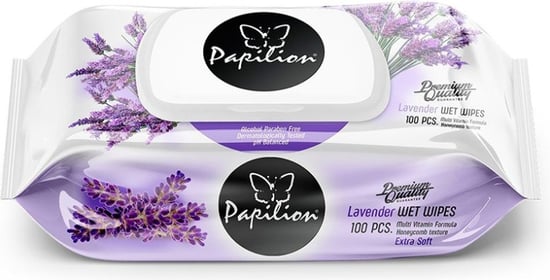 Papilion İslak Mendil Lavanta 100'lü