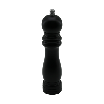 İ22-257 ( Siyah Ahşap ) ( Büyük= Çap: 4.5cm & Uzunluk: 19.5cm ) Tuz & Baharat Öğütücü