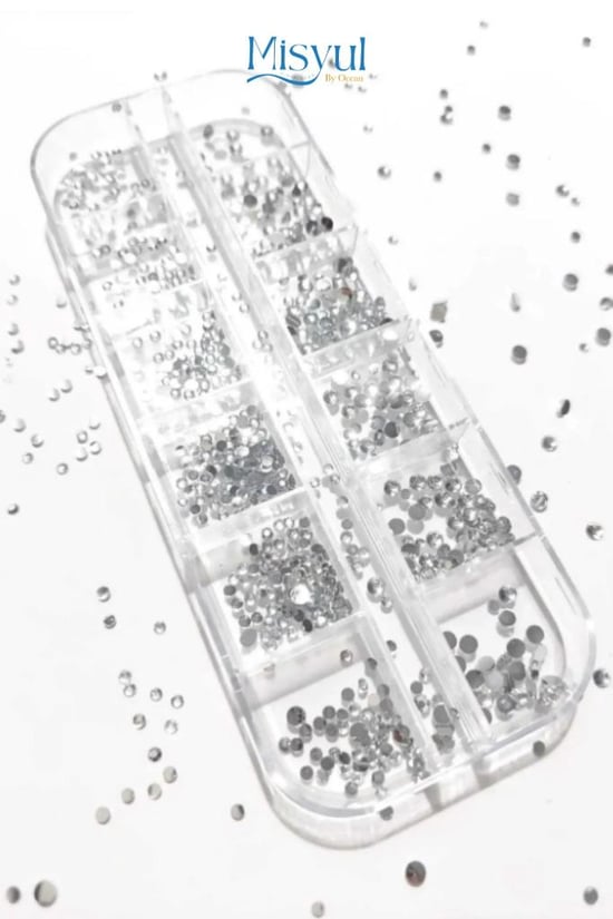 Misyul Swarovski 12 Gözlü Tırnak Süsleme Taşı Mıs-3521