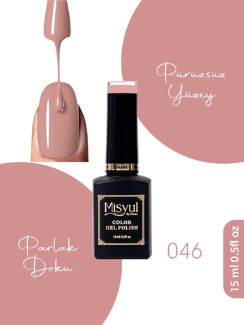 Misyul Uv Led Kalıcı Oje Nail Art 15 Ml 046