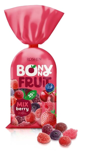 Roshen Crazy Bee Fruity Soft Gummies With Fillings 200 Gr