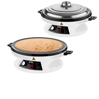 Akel At-111b Katmer & Yufka Sacı ( Termostatlı & Standlı ) 2000w ( Emaye Kaplı Geniş Üst Yüzey ) ( 53cm Genişlik )