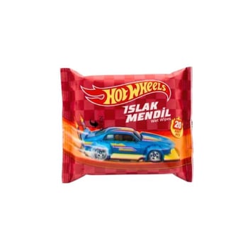 Hot Wheels 20 Li Mini Islak Mendil