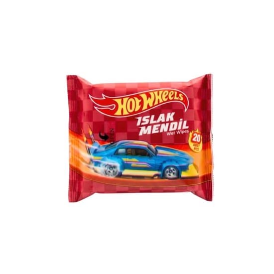Hot Wheels 20 Li Mini Islak Mendil