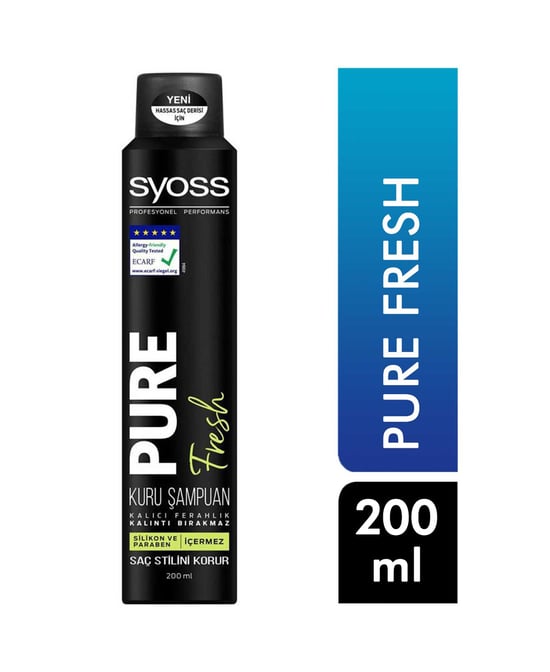 Syoss Kuru Şampuan 200 Ml Pure Fresh