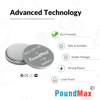 10 X Poundmax Ag10, Lr54,1,5v Alkalin Düğme Pil