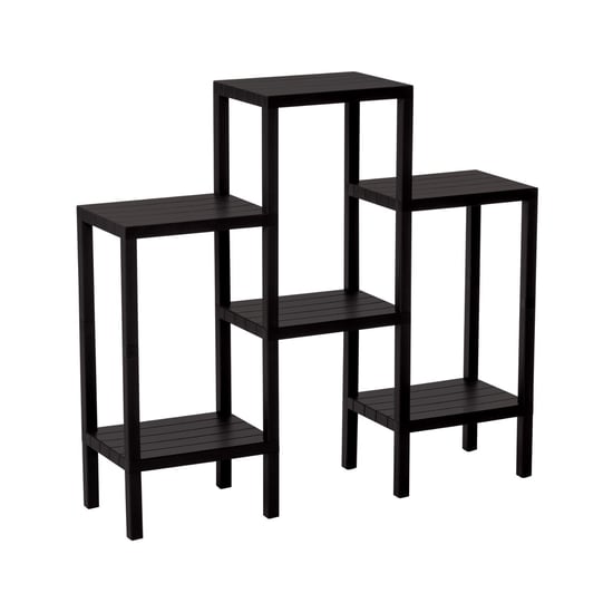 Ombeg Om-0150-1108-0008 ( 6 ( Düz ) Raflı & Siyah ) Modüler Ünite Plastik