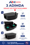 Fare İstasyonu Kilitli Kullanıma Hazır Zehri İçerisinde Fare Kutusu ve Fare Kapanı Farmakill 5 Adet