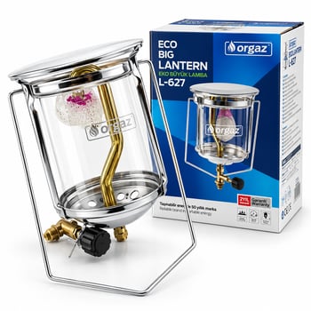 Orgaz Lantern L-627 ( Büyük ) Kamp Lamba ( Löküs ) Tüp Üzeri ( Aygaz Dar Musluk ) 500w