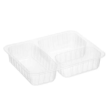 Avrasya Ambalaj 3 Bölmeli Yemek Kabı 24 Gr 227*178*38