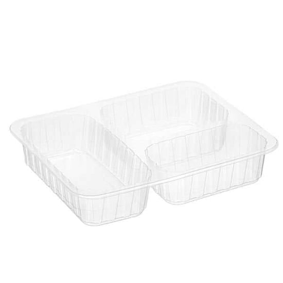 Avrasya Ambalaj 3 Bölmeli Yemek Kabı 24 Gr 227*178*38
