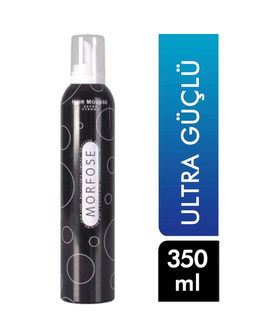 Morfose Siyah Ultra Güçlü Saç Köpüğü 350 Ml