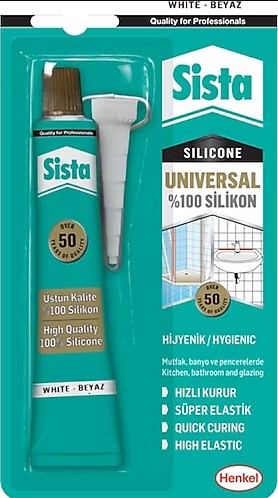 Sista Universal Silikon Beyaz 50 Gram Blister