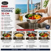 Yakut-10795 ( 32cm ) ( Kulpsuz ) Paslanmaz Metal ( Sepet ) Süzgeç