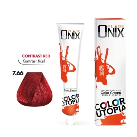 Morfose Onix Saç Boyası 7.66 Kontrast Kızıl 60 Ml
